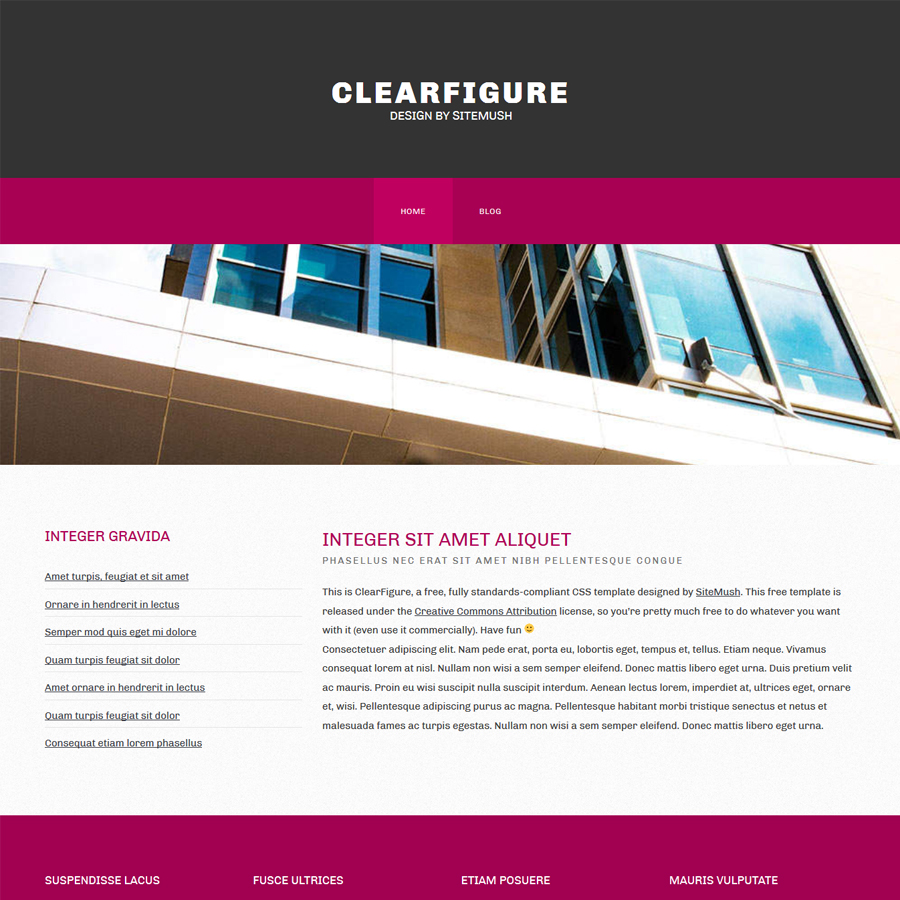 FREE Website Builder Theme Clearfigure