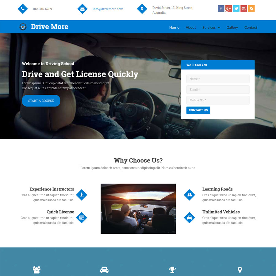 FREE Website Builder Theme Drive More