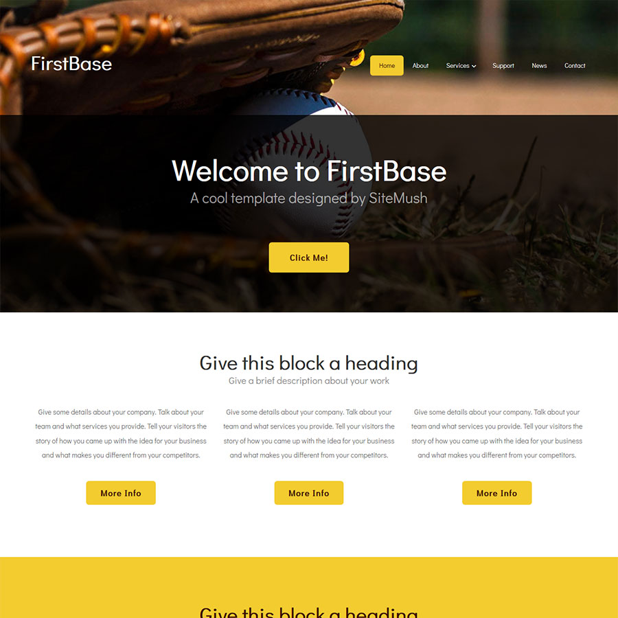 FREE Website Builder Theme FirstBase