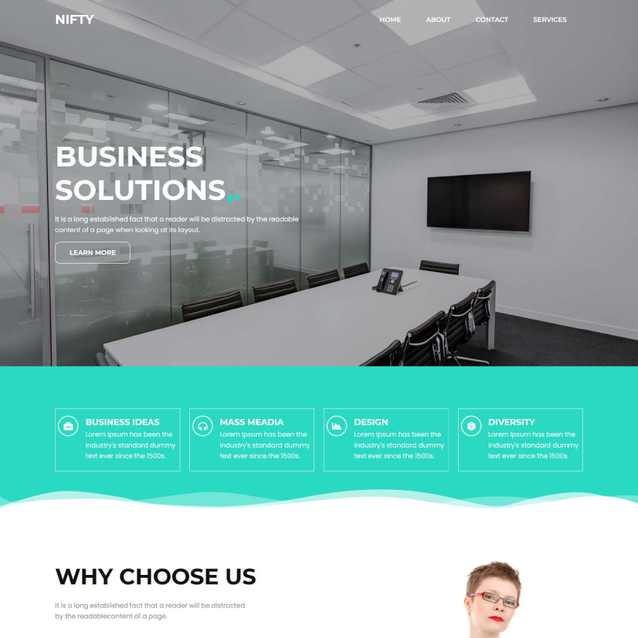 FREE Website Builder Theme Nifty