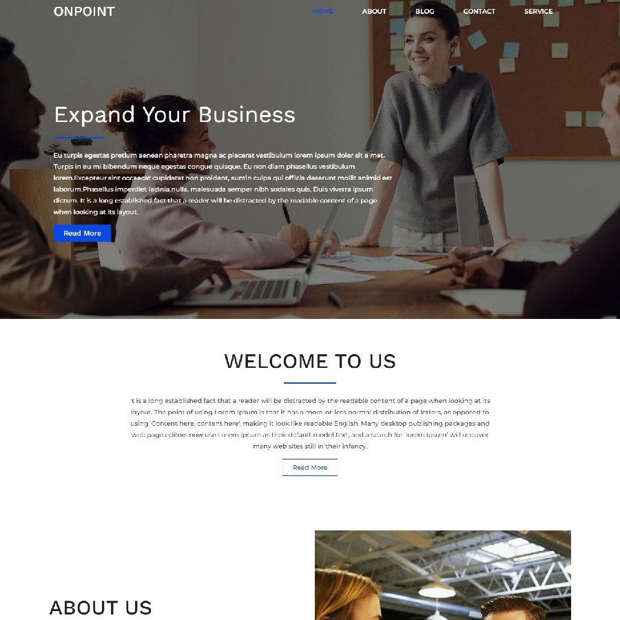 FREE Website Builder Theme Onpoint