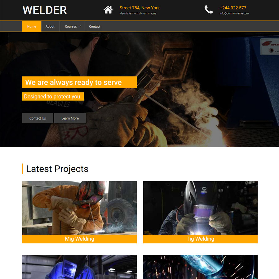 FREE Website Builder Theme Welder