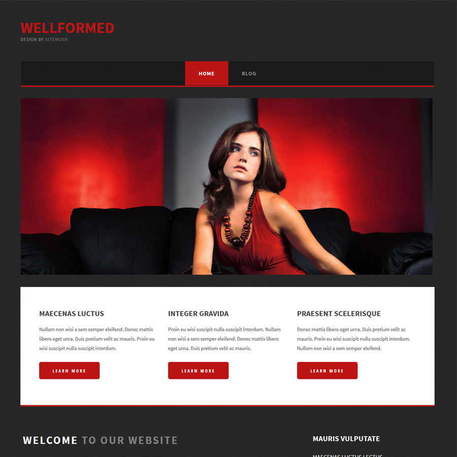 FREE Website Builder Theme WellFormed
